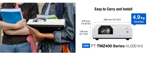 Peso e dimensioni PT-TMZ400
